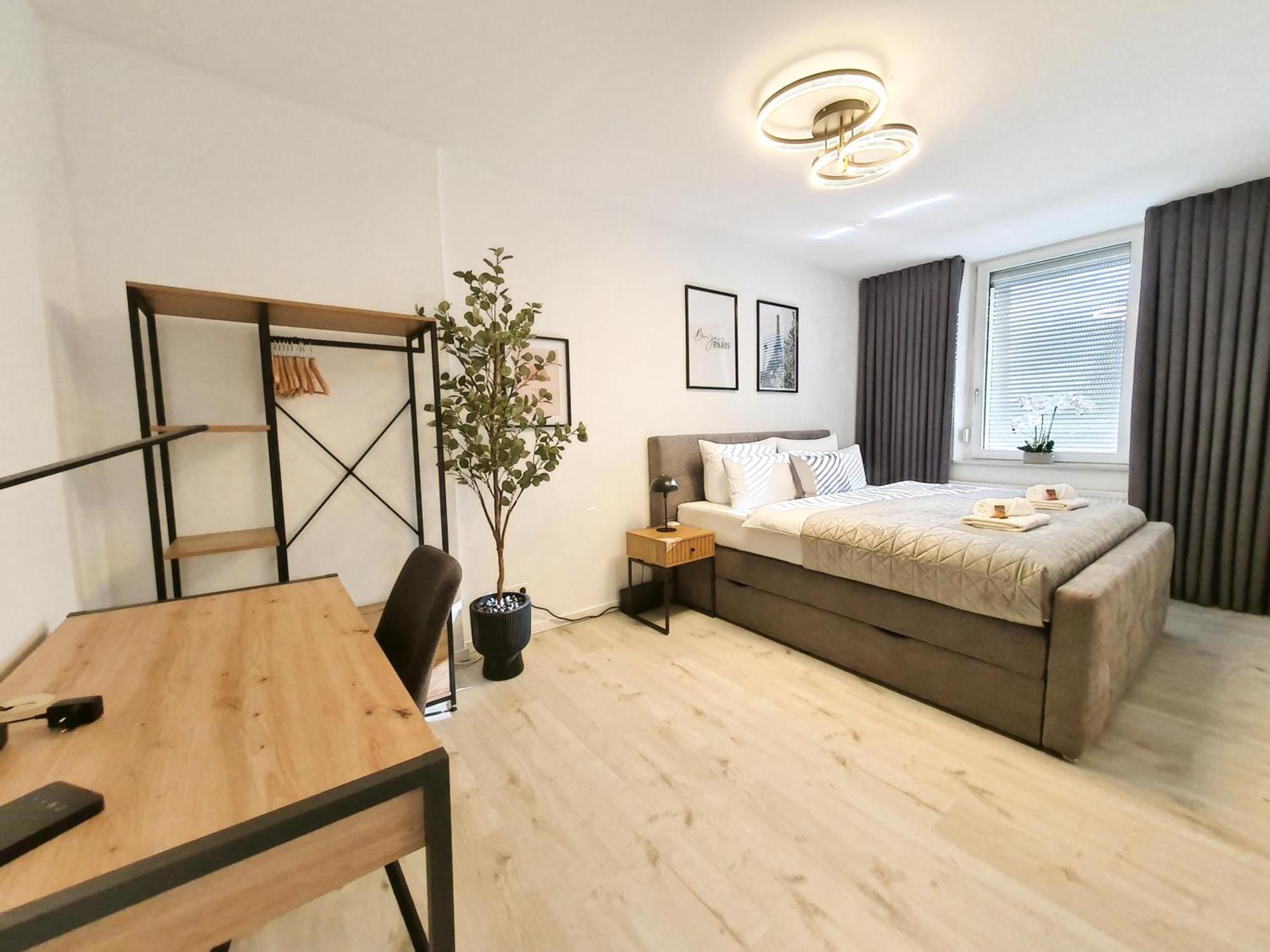 Livation - Hamm-mitte - 2 Zi - Nespresso - Smarttv - Freewifi - Ausgestattete Kueche - 24h Check-in - Bis 4 Pers Pro
